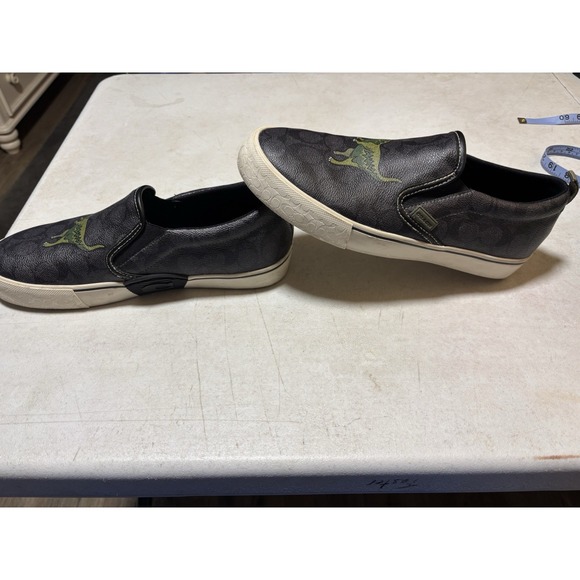 Coach New York Signature Rexy Slip On Skate Sneakers Men's 10.5